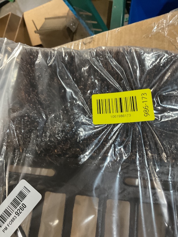 Photo 1 of Boot Brush Scraper Outdoor, Cast Iron, Heavy Duty, Angled, Boot Cleaner Brush Outdoor Heavy Duty, Shoe Scrubber Mat for Entryway Indoor, Garden, Garage