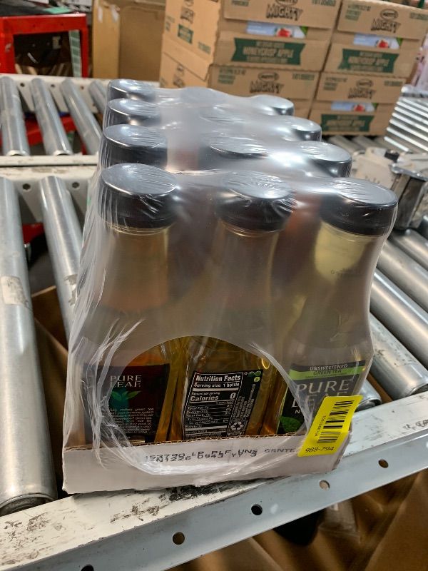 Photo 1 of ***EXP: 02/23/26***Pure Leaf Unsweetened Real Brewed Iced Tea Variety Pack Bottled Tea Drink 18.5 Oz 12 Bottles
