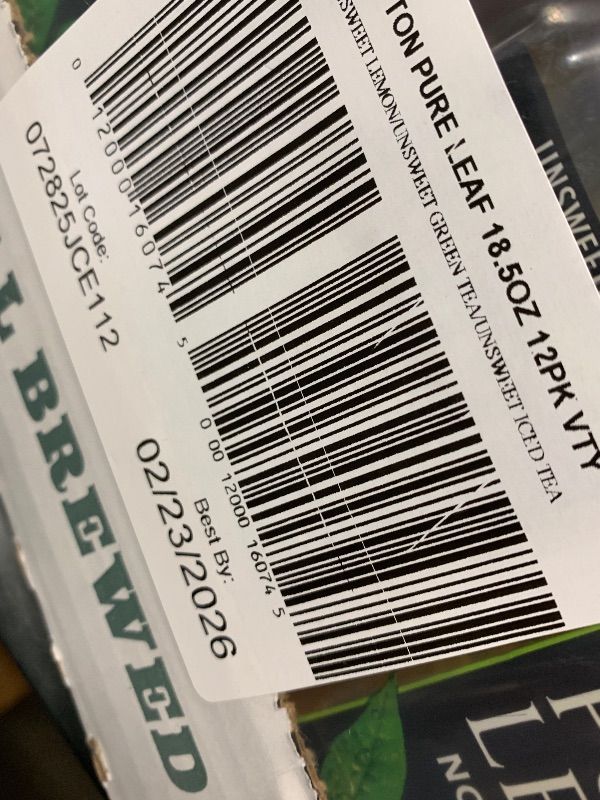 Photo 1 of ***EXP: 02/23/26***Pure Leaf Unsweetened Real Brewed Iced Tea Variety Pack Bottled Tea Drink 18.5 Oz 12 Bottles
