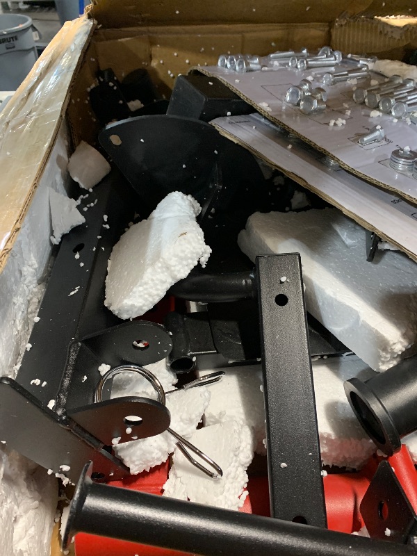 Photo 1 of GarveeLife Leg Press Hack Squat Machine, 2 in 1 Leg Press Machine for Home Gym with Linear Bearing, Specialty Hack Squat Machine with Calf Block for Full Lower Body Workout (Black/Red)