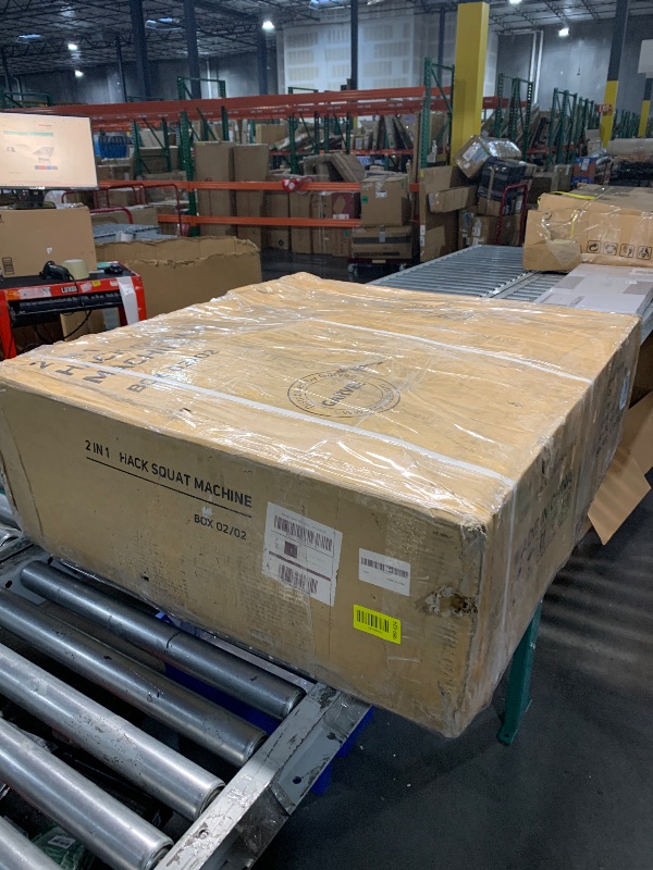 Photo 1 of GarveeLife Leg Press Hack Squat Machine, 2 in 1 Leg Press Machine for Home Gym with Linear Bearing, Specialty Hack Squat Machine with Calf Block for Full Lower Body Workout (Black/Red)