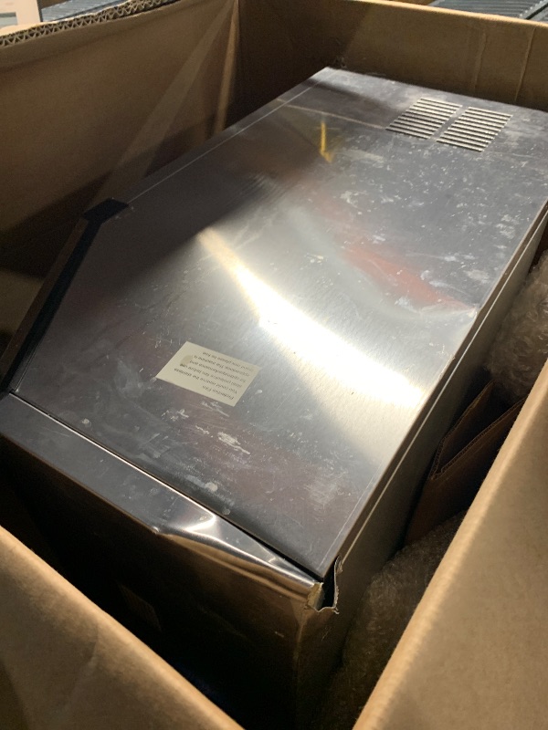 Photo 1 of ***DAMAGED, SEE PHOTOS*** Commercial Ice Maker Machine 160 lbs/24H with 50 lbs Storage Bin