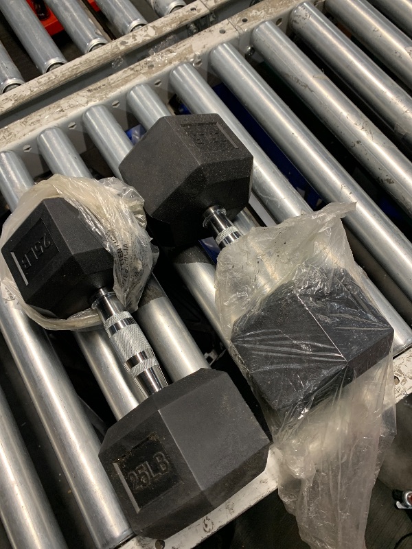 Photo 1 of (2) CAP Barbell Coated Hex Dumbbell Weight