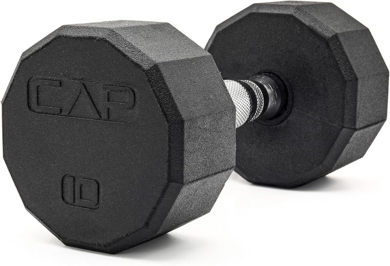 Photo 1 of (2) 10lb CAP Barbell Coated Hex Dumbbell Weight