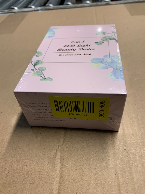 Photo 1 of ***FACTORY SEALED*** ELISHINE 7 Color Neck Face Massager - Facial Massager Tool for Skin Care at Home, Vibrating Face Massager with Thermals, Galvanic Machines White