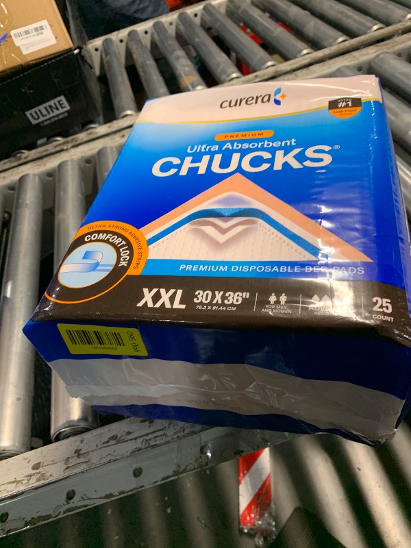 Photo 1 of ***FACTORY SEALED*** Chucks® Premium Disposable Underpads 30”x36” Ultra Thick Super Absorbent Chux Incontinence Bed Pads Disposable Adult with Adhesive Tape, Extra Large Pee Pads, Pet Training Pads 30x36 [25-Pack]