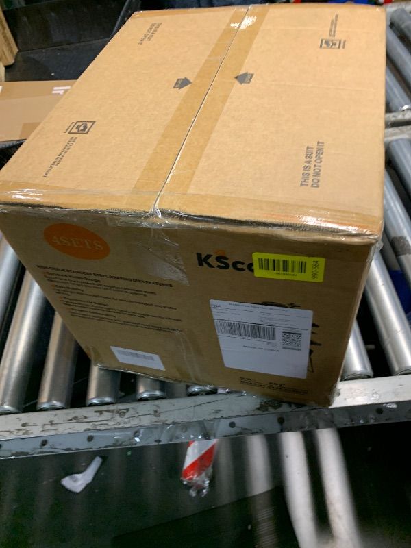 Photo 1 of ***FACTORY SEALED*** Chafing Dishes for Buffet, 4 Pack 5QT Square Stainless Steel Chafing Dish Set for Home Parties, Christmas Gatherings, Catering Events Complete Buffet Warmer Set (Blue)