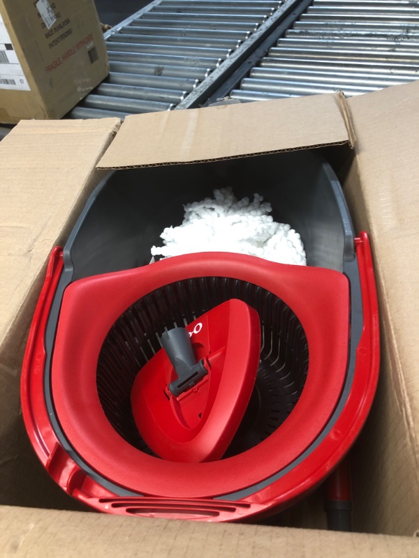 View 3 of ***MISSING PARTS***
BUCKET ONLY*******
O-Cedar Easywring Microfiber Spin Mop & Bucket Floor Cleaning System with 3 Extra Refills