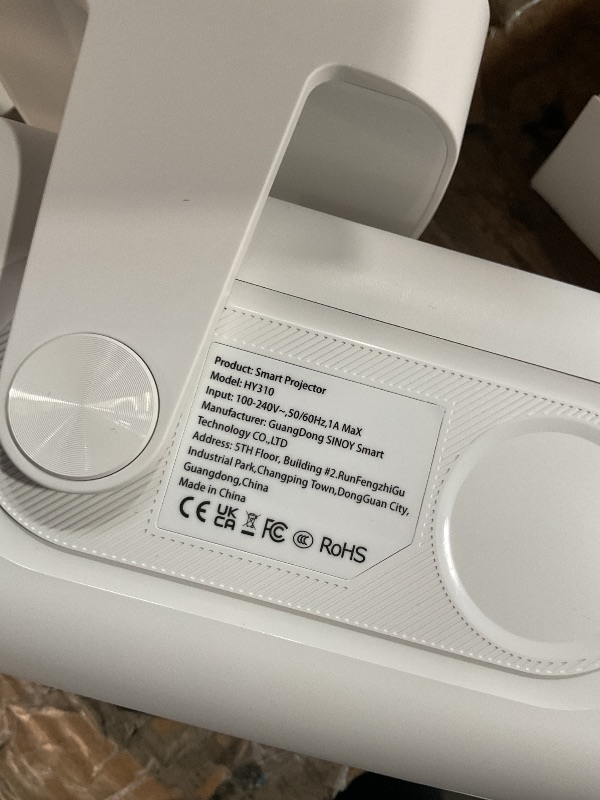 Photo 1 of ?Auto Focus&1080P?Magcubic Mini Smart Projector with 4K Support, Portable Projector with Wifi and Bluetooth, 5W Speaker, Built in Apps, Voice Control, Outdoor Movie Projector