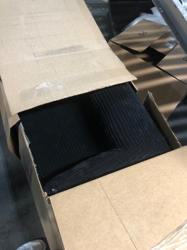 Photo 1 of ***STOCK PHOTO FOR REFERENCE ONLY***Fefances Memory Foam L-Shaped Compression Sofa for Living Room - No Assembly, Convertible 2-in-1 Design, Corduroy Fabric - Compact Couch for Small Spaces, Apartments, Home Office & Bedroom