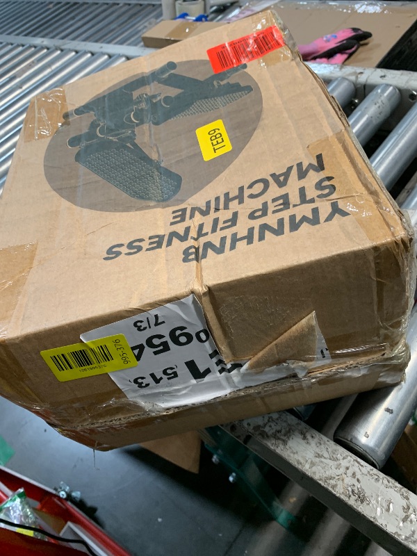 Photo 1 of (SEE MOTES) YMNHNB Mini Stepper with Resistance Bands, Stair Stepper for Exercise at Home, Compact Hydraulic Fitness Machine, Adjustable Step Height, Quiet Design, 300LBS Capacity, Calories, and Steps Tracking