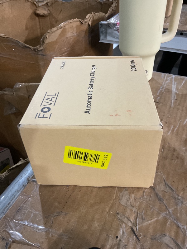 Photo 1 of [2-Pack] FOVAL 2-Amp Car Battery Charger, 6V and 12V Portable Automatic Smart Charger, Battery Maintainer, Trickle Charger and Battery Desulfator for Car Lawn Mower Motorcycle Boat Lead Acid Batteries