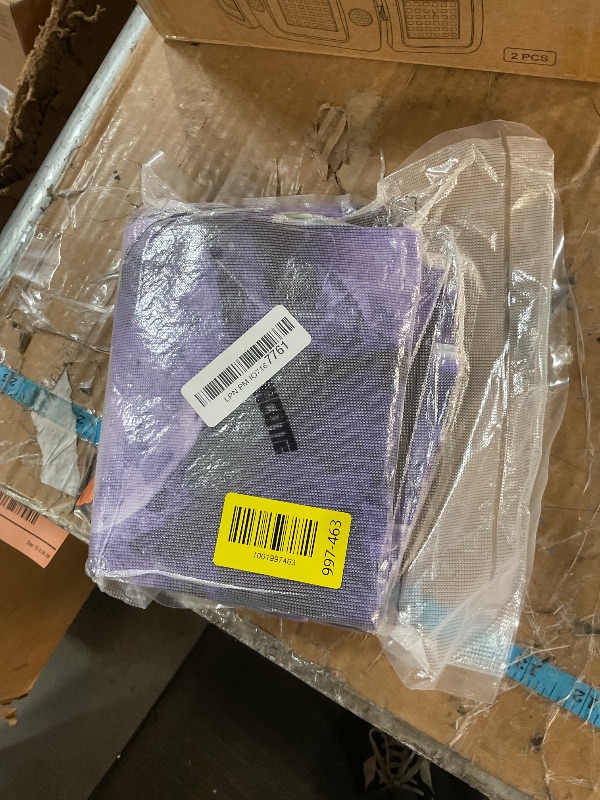 Photo 1 of * may be missing hat* Newcotte 2 Pcs Halloween Grape Costume for Women Men Adult Real Purple Grape Fruit Slice Costume with Headband Funny Fruit Cosplay Outfits Dress up Party