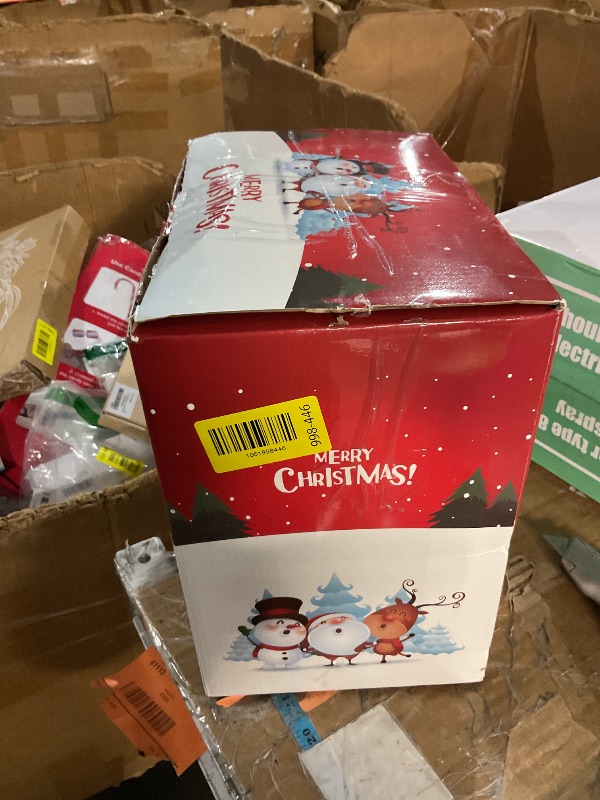 Photo 1 of ******Missing one****** Lenwen 2 Pcs 8 ft LED Christmas Inflatable Nutcracker, Blow up Outdoor Nutcracker Soldier Decorations, Light up Giant Soldier Sign for Xmas Yard Lawn Garden Front Door Decor, Christmas Light Display