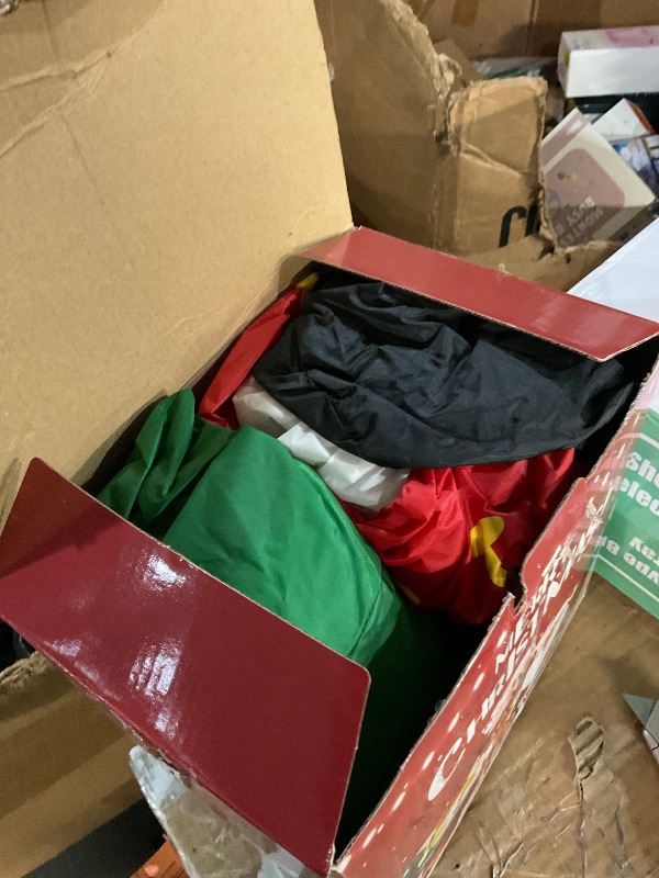 Photo 1 of ******Missing one****** Lenwen 2 Pcs 8 ft LED Christmas Inflatable Nutcracker, Blow up Outdoor Nutcracker Soldier Decorations, Light up Giant Soldier Sign for Xmas Yard Lawn Garden Front Door Decor, Christmas Light Display