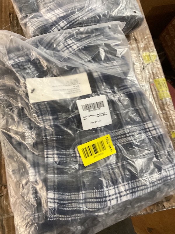 Photo 1 of (extra large) Mens PJ Pajama Pants Elastic wasit Lounge Sleep Pants 2 Pack