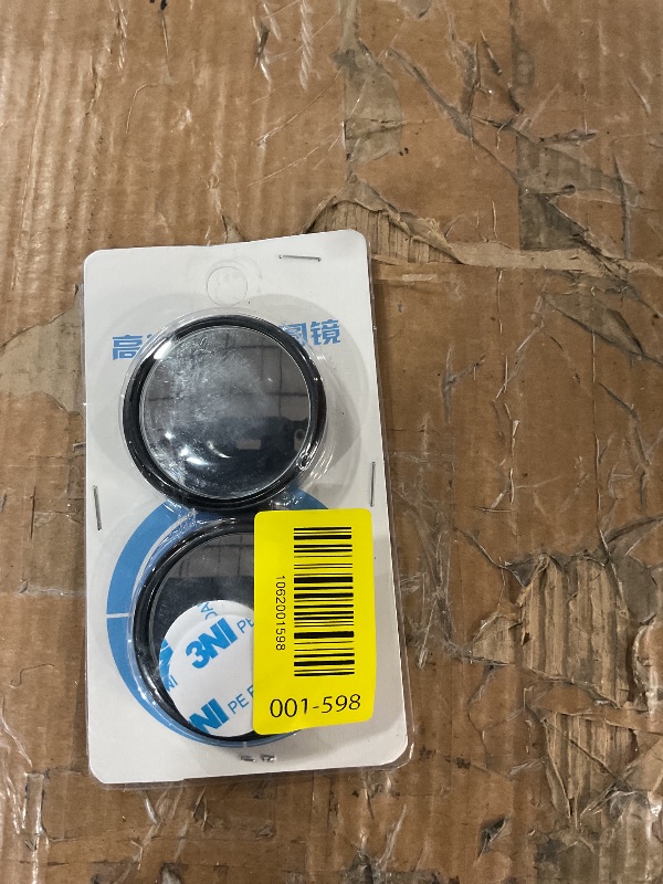 Photo 1 of (2 PCS) Cubicle Mirror to See Behind You – 2.3" Adjustable Monitor Rear View Mirror for Office Desk, Personal Security & Privacy, Fits PC Monitors or Cubicle Walls, Silver (Black)