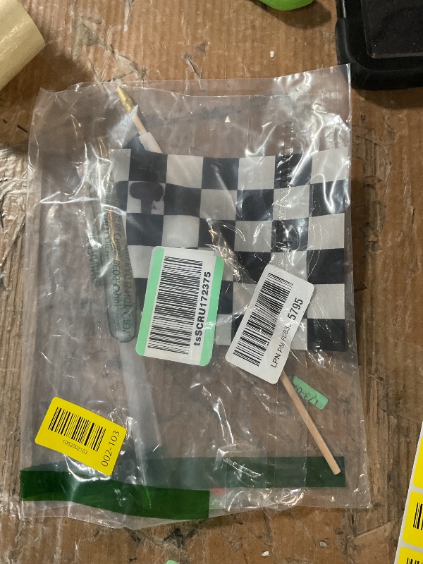 Photo 1 of * only comes with one *
HSQCEZ 12Pcs Small Checkered Black and White Racing Flags on Wooden Stick Mini Race Car Flag Hand Held Flag Decorations,5x8 Inch