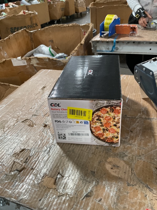 Photo 1 of (missing crank) Cheese Grater Rotary, Rotary Grater for Kitchen, Kitchen Grater Vegetable Slicer with 3 Drum Blades