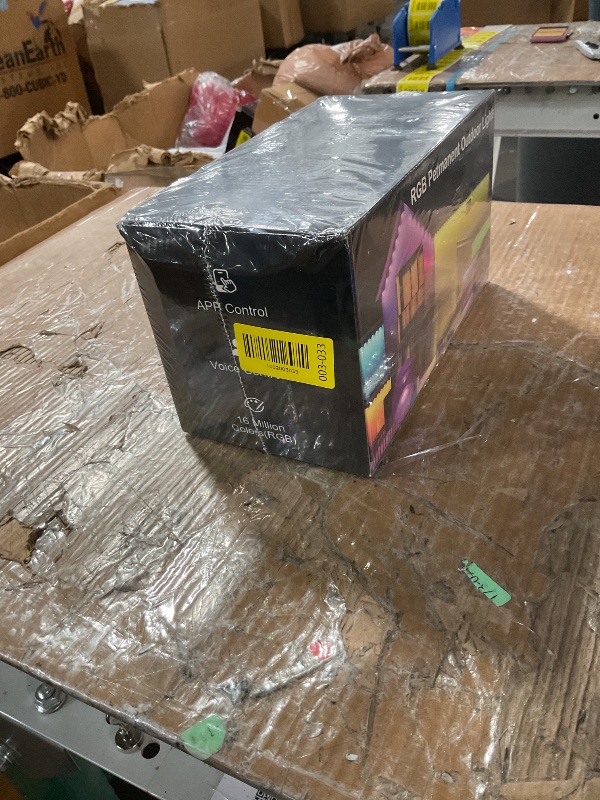 Photo 1 of * factory sealed *
Fussion Permanent Outdoor Lights for House, 150ft RGB Halloween House Lights Outdoor with APP Remote Control, IP67 Waterproof Smart Eternity Eaves Lighting for Christmas, Holiday, Party, Daily