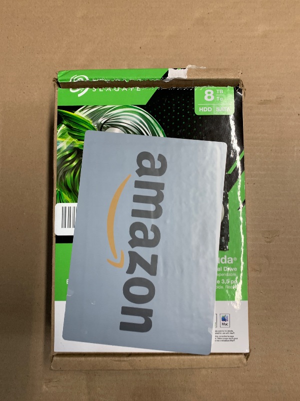 Photo 1 of ***(MAJOR DAMAGE/ SEE NOTES)***Seagate BarraCuda 8 TB Internal Hard Drive HDD – 3.5 Inch SATA 6 Gb/s, 5,400 RPM, 256 MB Cache for Computer Desktop PC (ST8000DMZ04/004)