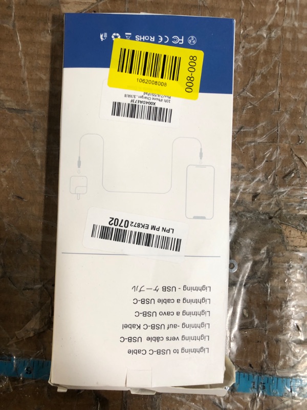 Photo 1 of [ Apple Certified ] iPhone Fast Charger Cable Long, 10ft USB C to Lightning Cable, iPhone Type C Charging Cord Wire for Apple iPhone 14 Pro Max/14 Pro/13 Pro/12 Mini/12/11/X/XS/XR/8 Plus/7/6/5S/iPad
