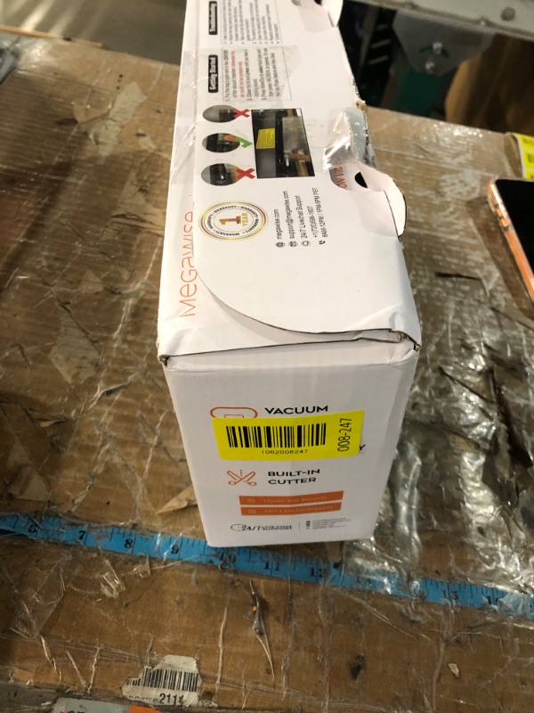 View 2 of ***(PARTS ONLY/ / NON FUNCTIONAL)***MegaWise Vacuum Sealer Machine | 80kPa Suction Power| Bags and Cutter Included | Compact One-Touch Automatic Food Sealer with External Vacuum System | Dry Moist Fresh Modes for All Saving needs