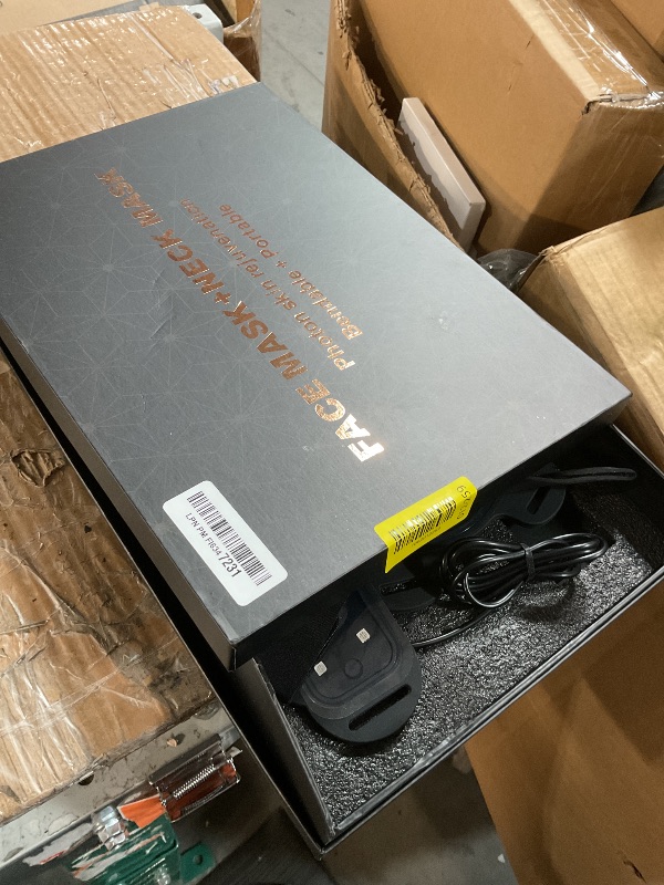 Photo 1 of ***(PARTS ONLY/ MISSING PARTS/ NON FUNCTIONAL)****Red Light Therapy for Face and Neck, 8 Colors LED Face Mask Light Therapy with 850NM Near Infrared, 3000 mAh Rechargeable 6-In-1 Red Light Therapy Mask Set Skin Care Device for Skin Rejuvenation