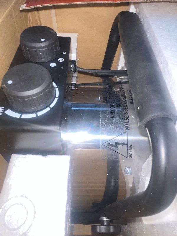 Photo 1 of **SEE NOTES** Buyplus Greenhouse Heater, 1500W Outdoor Heaters for Patio, Overheat Protection & 3S Fast Heating, Electric Space Heater for Greenhouse, Patio, Garage, Flower Room, Silver