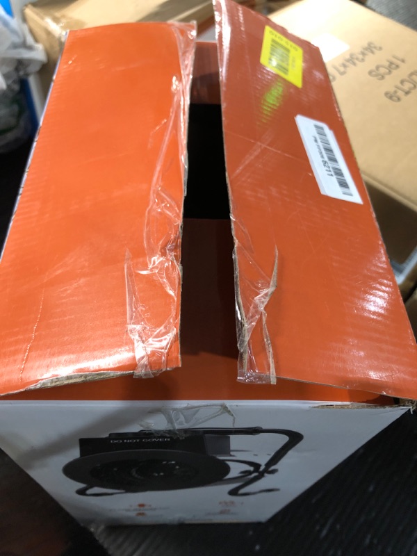 Photo 1 of **SEE NOTES** Buyplus Greenhouse Heater, 1500W Outdoor Heaters for Patio, Overheat Protection & 3S Fast Heating, Electric Space Heater for Greenhouse, Patio, Garage, Flower Room, Silver