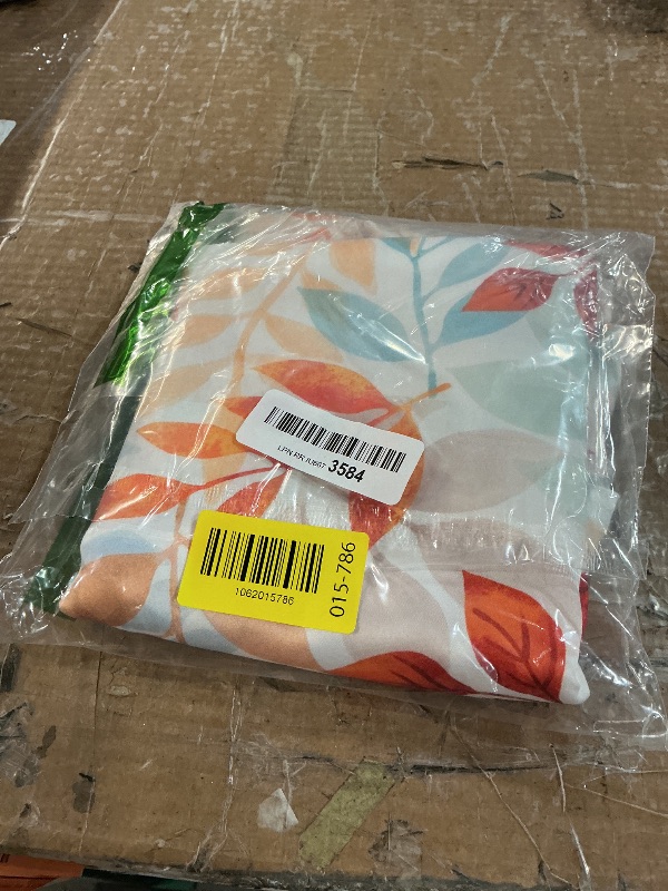 Photo 2 of Fall Round Tablecloth 60x60 Inch Fall Leaves Tablecloth Circular Autumn Thanksgiving Round Table Cloth Washable Tabletop Autumn Leaves Table Cover for Seasonal Holiday Home Kitchen Dining Party Decor