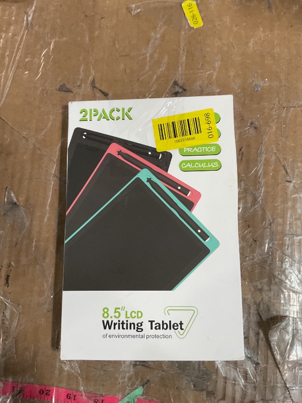 Photo 1 of [2 Pack] 8.5 Inch Reusable Colorful LCD Writing Tablet Ewriter,TIQUS Notepad Board with Stylus - Black