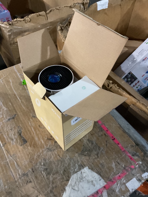 Photo 1 of [Built-in Apps & 2025 Upgraded] Mini Projector with WiFi 6 and Bluetooth 5.4 Support 4K 1080P Auto Keystone 180° Rotatable Projector Portable Compatibile with HDMI/TV Stick/Memory Stick/Laptop, White