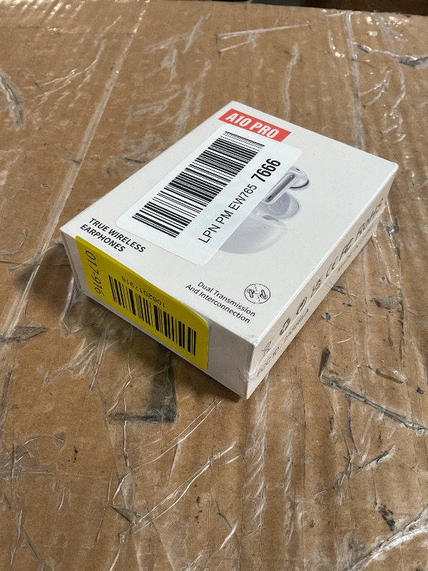 Photo 1 of ***FACTORY SEALED*** Wireless Earbuds, Bluetooth 5.3 Headphones HiFi Stereo 50H Playback LED Digital Display Ear Buds with ENC Noise Canceling Headset, IPX7 Waterproof Earphones for Gym/Running/Work (White)