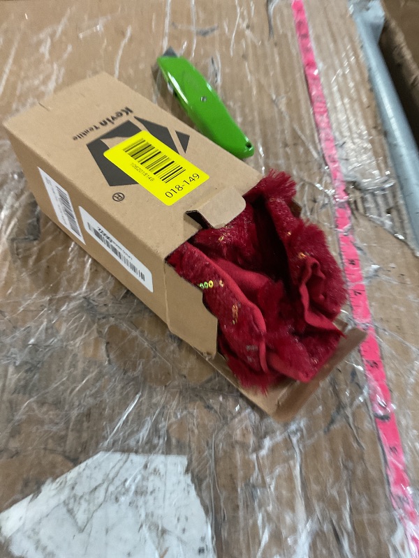 Photo 1 of ***(PARTIAL SET/ ONLY 1)***Kevin Textile Christmas Tree Decorative Throw Pillow Covers Set of 2 Soft Fluffy Luxury Sparkling Sequin Pillowcases for Couch Sofa Holiday Festivals Home Décor 16x16 Inch Burgundy