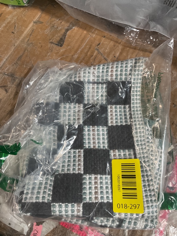 Photo 1 of ***(STOCK PHOTO FOR REFERENCE ONLY)***Lulu Home Jumbo Checkers, Giant 3-in-1 Checkers Game Rug Board Game Set, 2 Players