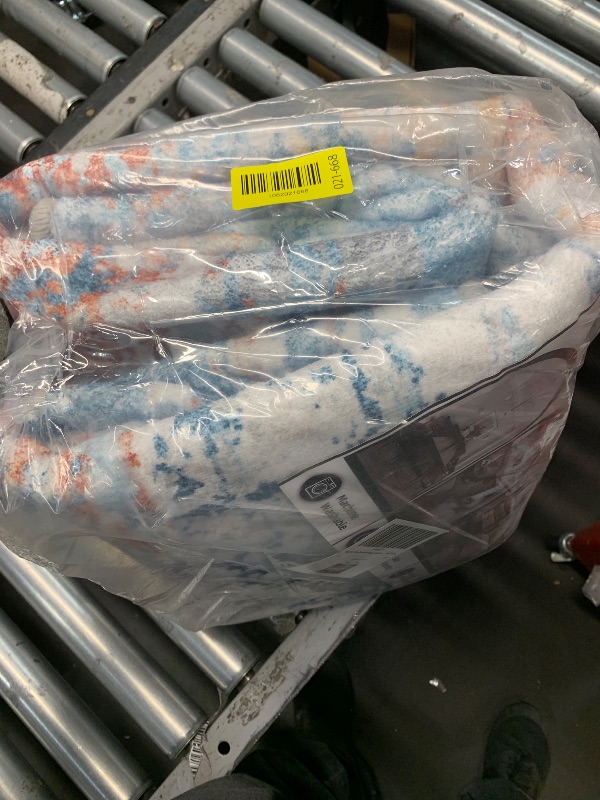 Photo 1 of Colorful 8x10 Area Rugs for Living Room Bedroom Room Rug Carpet Washable Dining Room Office Rug Non Slip Modern Abstract Low Pile