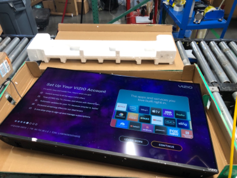 Photo 1 of ***DAMAGED - SEE NOTES/PICTURES*** VIZIO 40-inch Full HD 1080p Smart TV with DTS Virtual: X, Alexa Compatibility, Google Cast Built-in, Bluetooth Headphone Capable, (VFD40M-08 New)