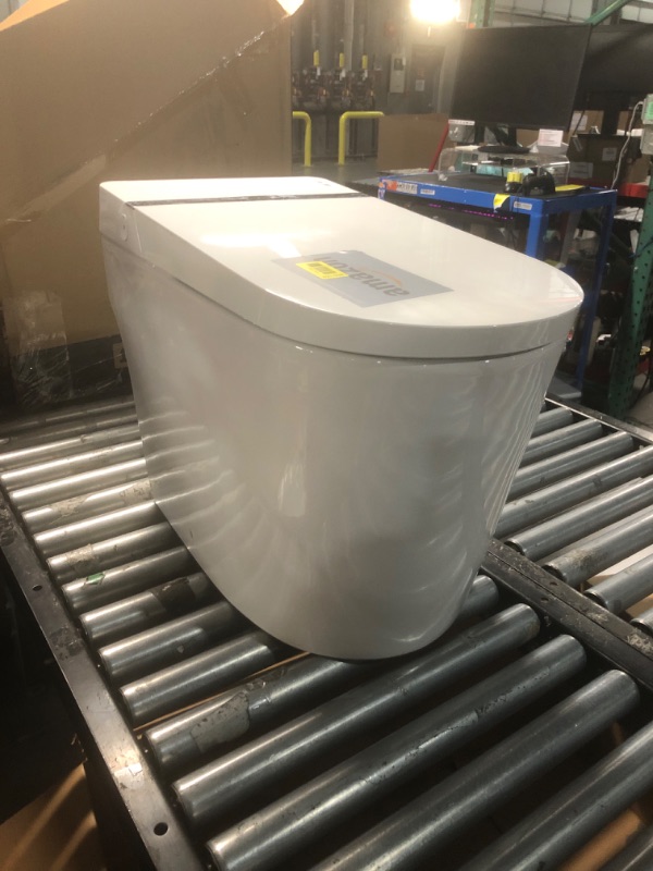 Photo 1 of ***SEE NOTES***WOODBRIDGE Smart Toilet,Auto Open & Close,Foot Sensor Operation,Auto Flush,Heated Seat,Tankless One Piece Elongated Toilet,T-0099