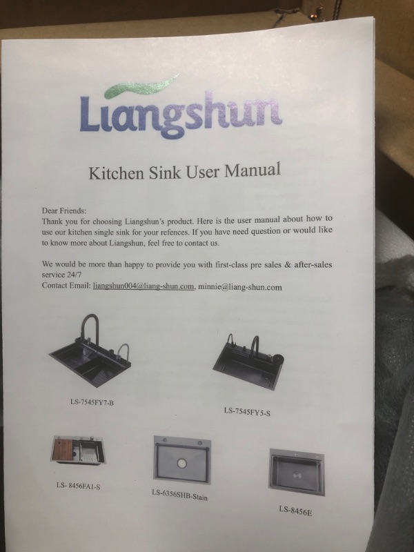 Photo 1 of ***STOCK PHOTO FOR REFERENCE ONLY, ITEM SIMILAR *** Black Stainless Kitchen Sink - 28 x18 Inch Undermount Kitchen Sink Workstation Gunmetal Black 16 Gauge Stainless Steel Single Bowl 10" Deep Under Counter Kitchen Sinks Basin