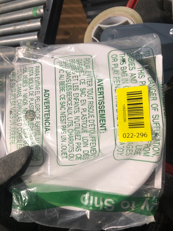 Photo 1 of (missing pieces) Combuh Battery Operated Shower Light Waterproof Inside, Rechargeable Motion Sensor Ceiling Lights Battery Powered