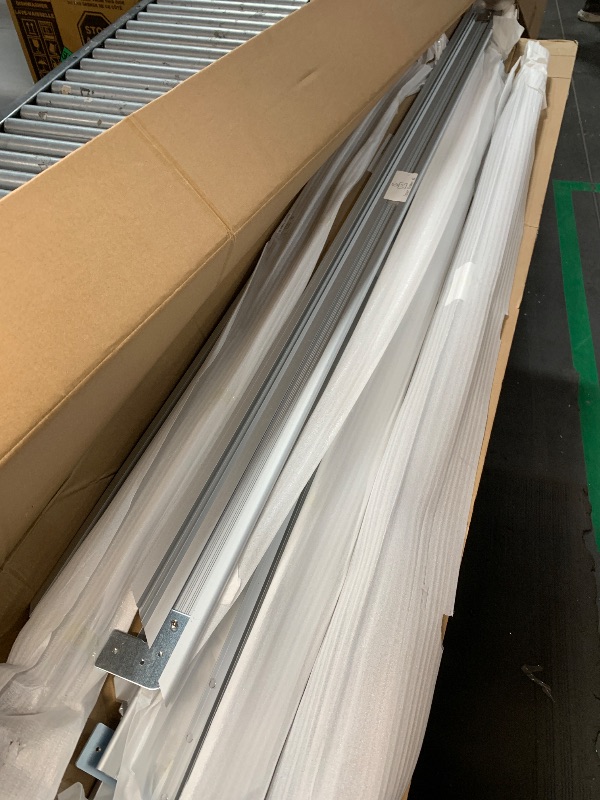 Photo 1 of NothingProjector Projector Screen ALR, 150 inch, Ambient Ceiling Light Rejecting, 4K Ultra HD Fixed Frame 16:9, On Wall Mount Projection Screen for Ultra Short Throw Projectors, Black Series NothPJ