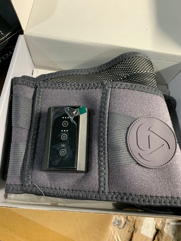 Photo 1 of ***(MINOR DAMAGE/ SEE NOTES FOR DETAILS)***Cordless Heating Pad with Massager,Rechargeable Back Warmer for Back Pain and Period Cramps Relief,Auto Shut Off,Great Christmas Gift for Mens,Ideal White Elephant Mens Gifts for Family or Friends