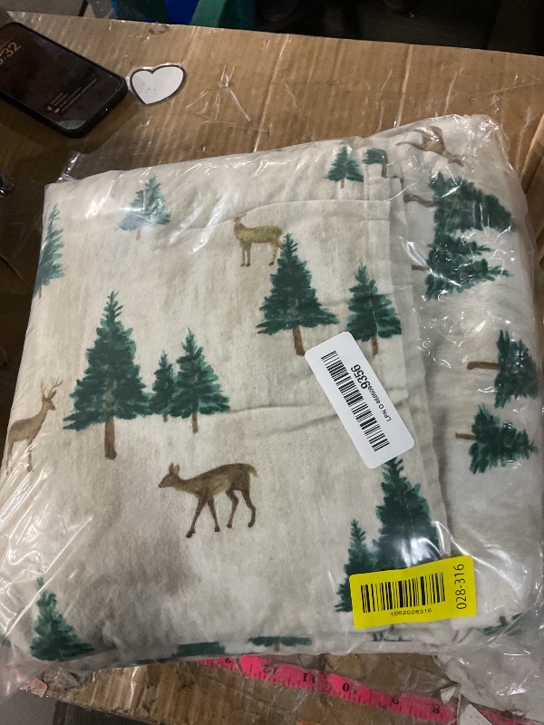 Photo 1 of ***STOCK IMAGE FOR REFERENCE***
Eddie Bauer - Flannel Sheets Full Size, Anti-Pilling & Wrinkle Resistant Cotton, Touchably Soft for All-Season Comfort - Bed Sheets with Matching Pillowcases & Fitted Sheet (Deer Hollow Green)