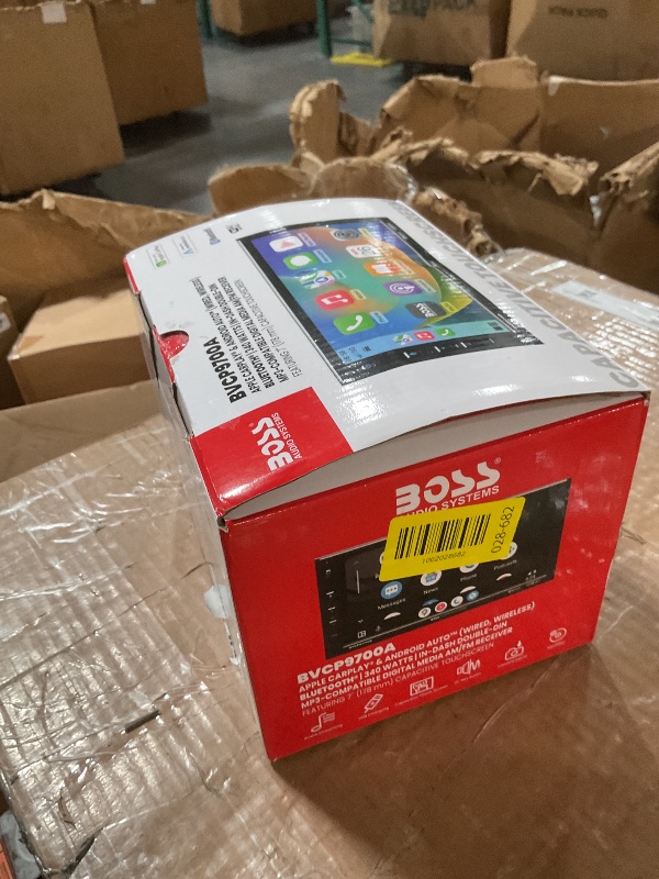 Photo 3 of BOSS Audio Systems BVCP9700A Car Stereo - Apple CarPlay, Android Auto, Double Din, 7 Inch Touchscreen, Bluetooth, No CD DVD Player, AM/FM Radio Receiver