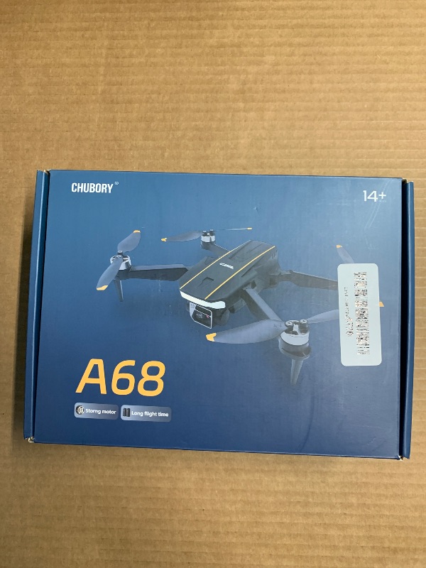 Photo 1 of ** used **Super Enduring Brushless Motor Drone with Camera for Beginners, CHUBORY A68 WiFi FPV Quadcopter with 2K HD Camera, Auto Hover, 3D Flips, Headless Mode, Trajectory Flight, 2 Batteries, Carrying Case