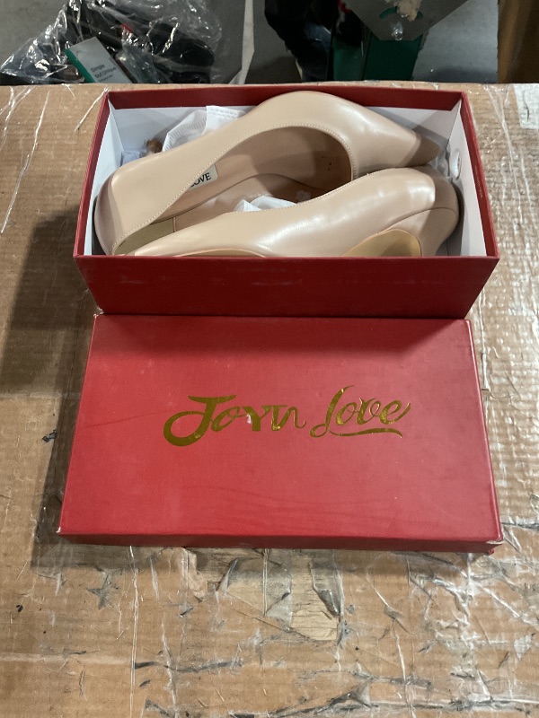 Photo 1 of **DIRTY SOLES** JOY IN LOVE Women's Shoes Low Heels Pointy Toe Kitten Heel Daily Pumps Apricot Matte 8.5 US