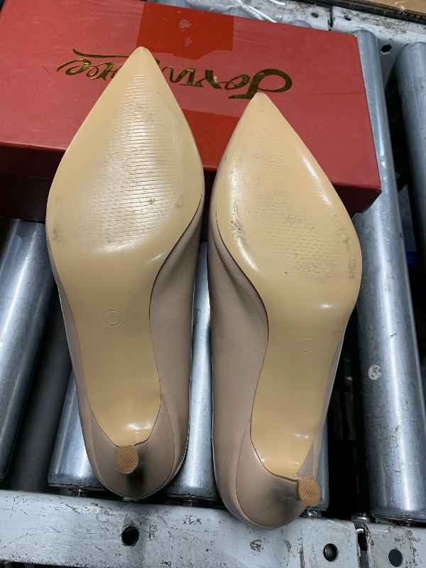 Photo 1 of **DIRTY SOLES** JOY IN LOVE Women's Shoes Low Heels Pointy Toe Kitten Heel Daily Pumps Apricot Matte 8.5 US