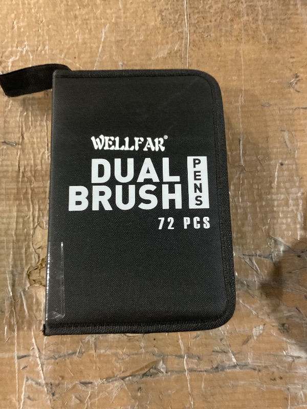 Photo 1 of ?72 Colors?Adult Coloring Book Markers No Bleed – Dual Felt Tip (Fine & Brush) Art Markers for Teens/Kids – Gel Acrylic Paint Pens Set for Sketching, Drawing, Rock Painting, Journaling, Non Bleeding.