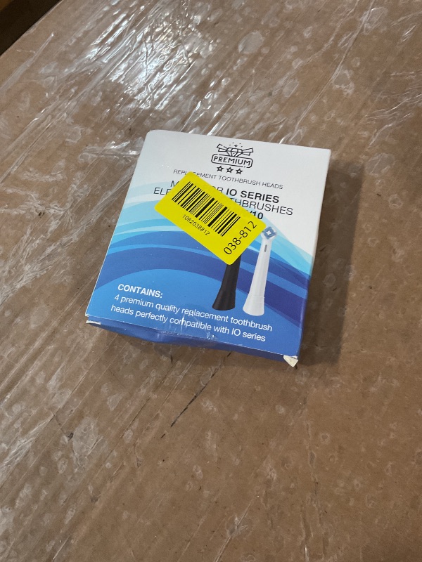 Photo 1 of [Upgraded 2025] AmuLumon 4-Pack Ultra-Soft Toothbrush Heads for Oral-B iO Series (iO3/iO4/iO5/iO6/iO7/iO8/iO9/iO10) – Gentle Gum Care, Hygienic Travel-Ready Replacement Brush Heads (Black, 4PACK)